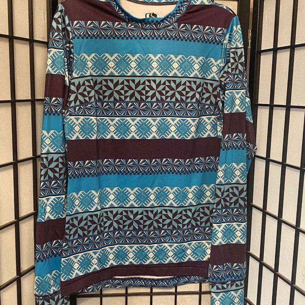 EUC Bonfire Snowboarding Co. Base Layer Shirt Size Large  Long Sleeve Pullover